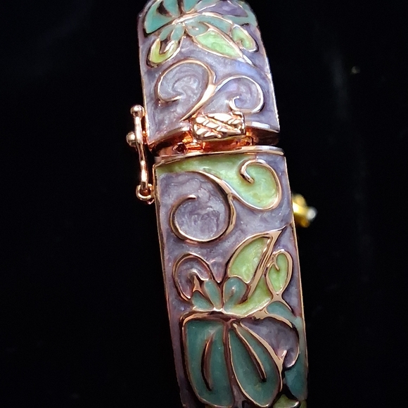 Thomas Kinkade "Serenity" Engraved Copper Wellness Bracelet - Picture 5 of 9